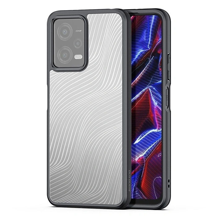 Dux Ducis Redmi Note 12 5G/Note 12R Pro/Poco X5 5G Aimo Series Premium Buzlu Sert PC-TPU Kılıf-(5775)