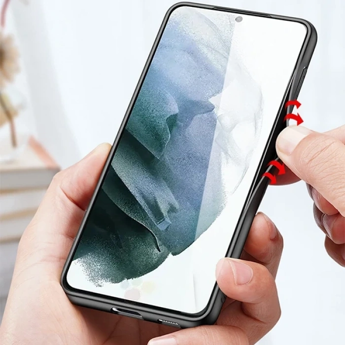 Dux Ducis Sm Galaxy S21 Plus Kılıf  Fino Series Premium Arka Koruma Kılıf-(5775)