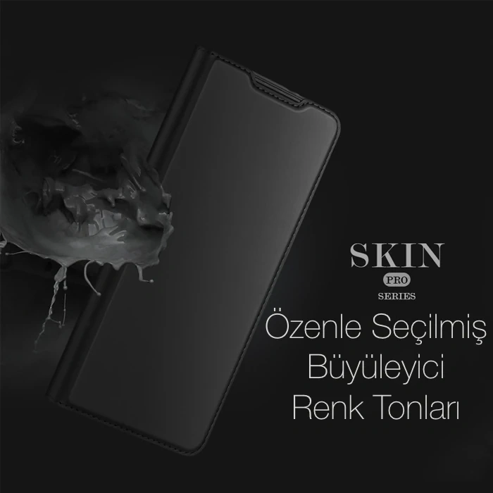 Dux Ducis SM Galaxy S21 Ultra Kılıf Flip Cover Kılıf SkinPro Series-(5775)