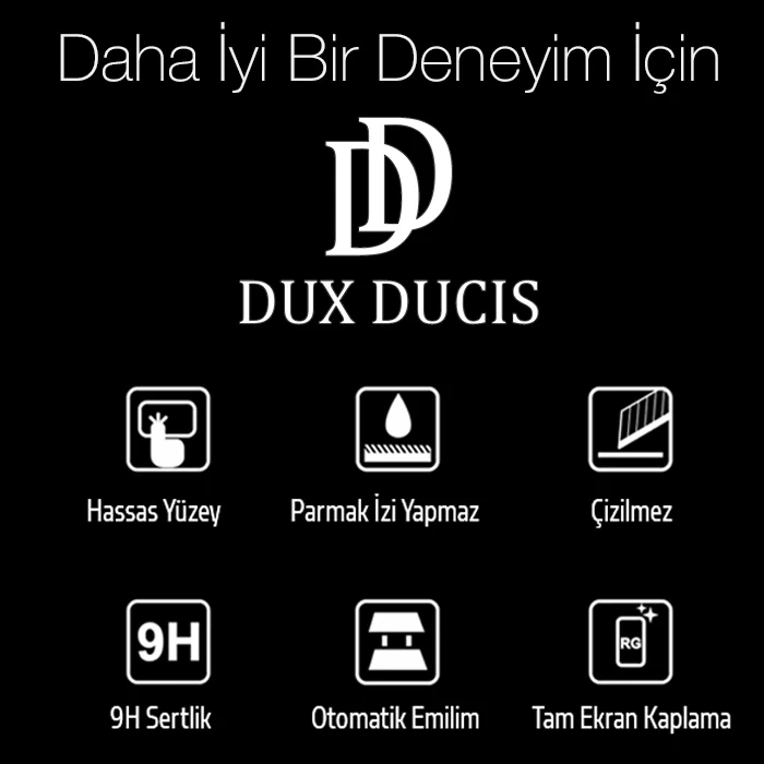 Dux Ducis Xiaomi Poco X5 Full Kaplama Tempered Cam Ekran Koruyucu-(5775)