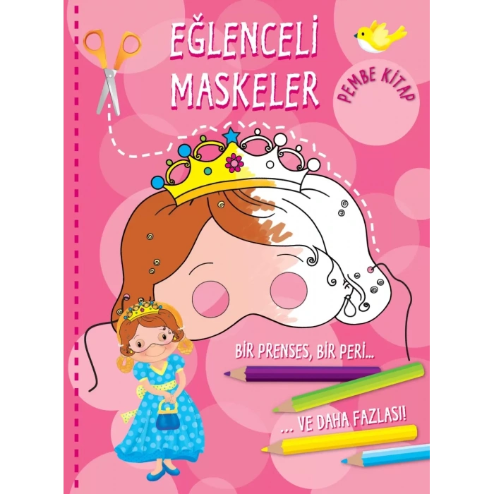 Eğlenceli Maskeler (Pembe )