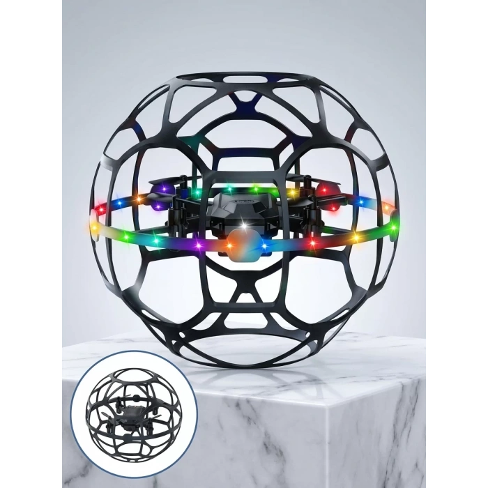 El Sensörlü Uçan Top Drone Çocuklar İçin LED Işıklı Eğlence Oyuncağı