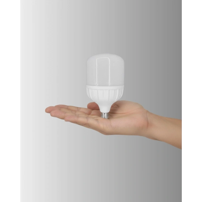 Enerji Tasarruflu Şarjlı LED Ampul 30W Beyaz Işık