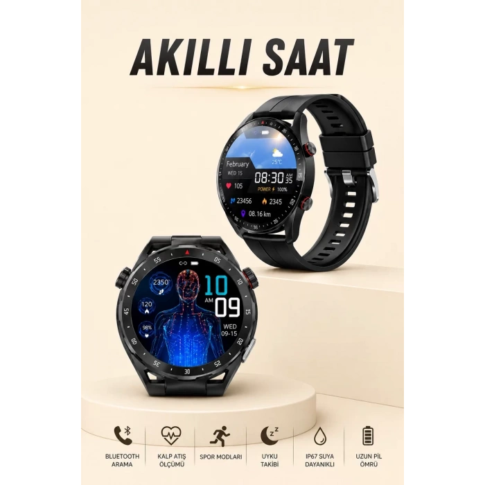 ENTEGRE GPS VE GENİŞ SPOR MODU SEÇENEKLERİYLE AKILLI SAAT
