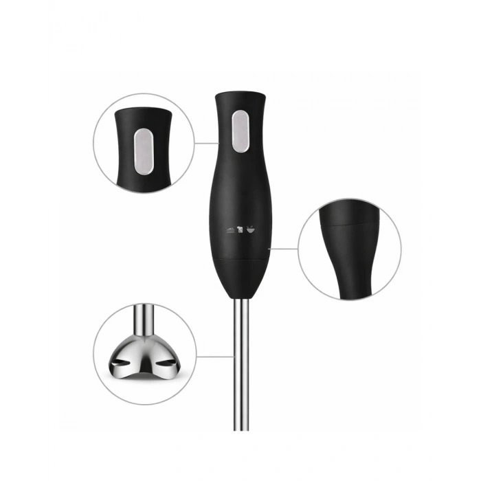 Ergonomik Tasarımlı El Blenderı Paslanmaz Çelik Metal Blender Ayağı
