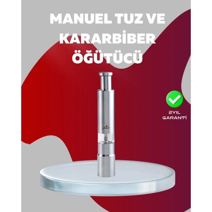 Ergonomik Tasarımlı Nem Geçirmez Kapaklı Baharat Öğütücü