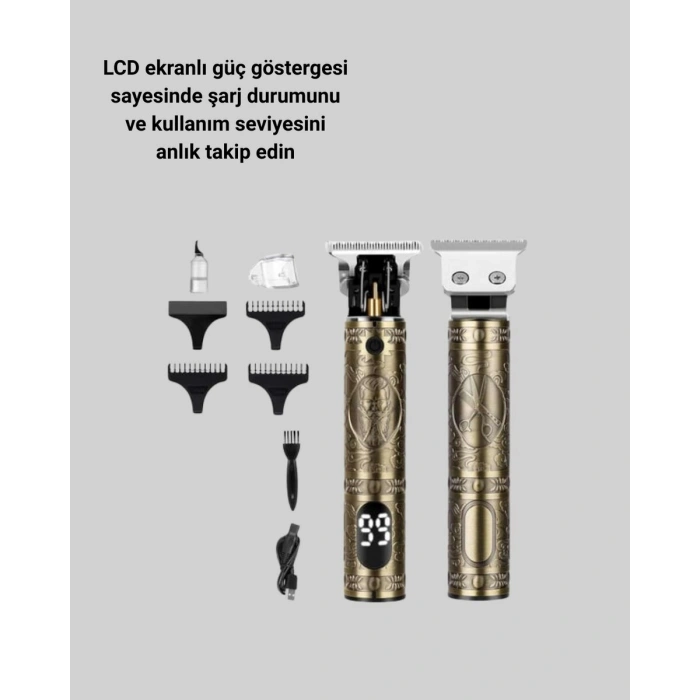 Erkek Bakım İçin Profesyonel Şarjlı Tıraş Makinesi
