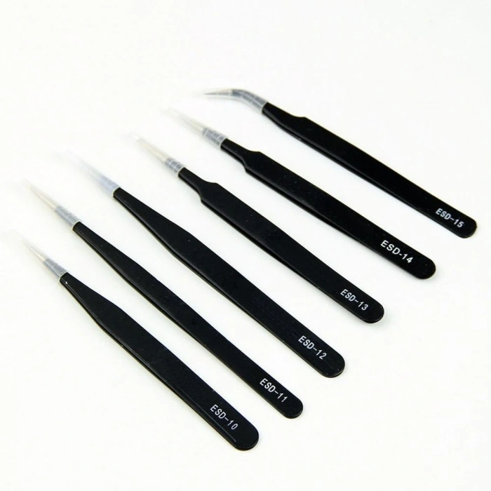 Esd-101112131415 6 Parça Anti Statik Cımbız Set-(5775)