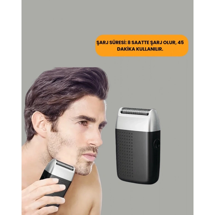 Evde Kuaför Konforu: USB Şarjlı Saç ve Sakal Kesme Makinesi