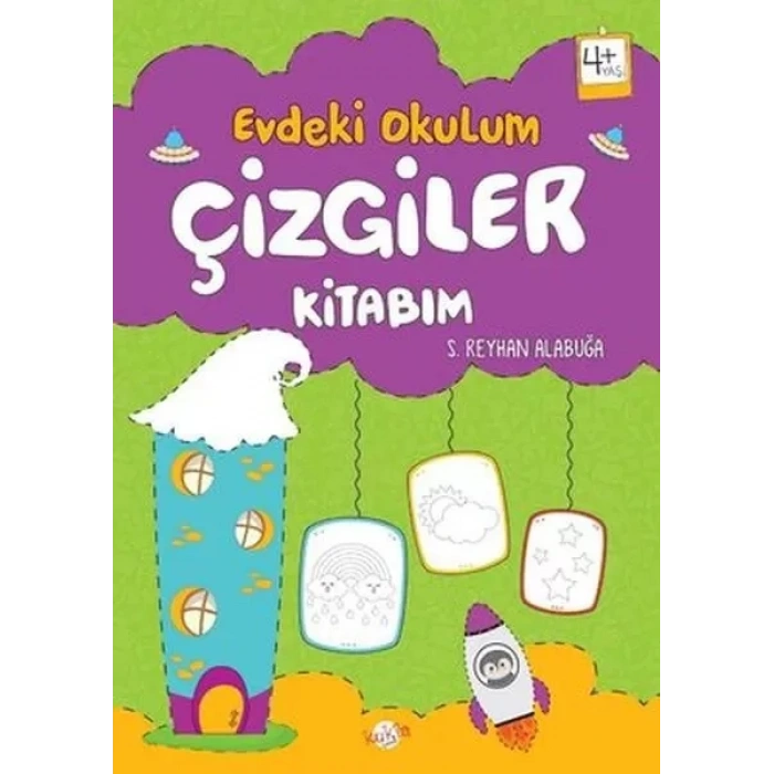 Evdeki Okulum Çizgiler Kitabım 4+Yaş