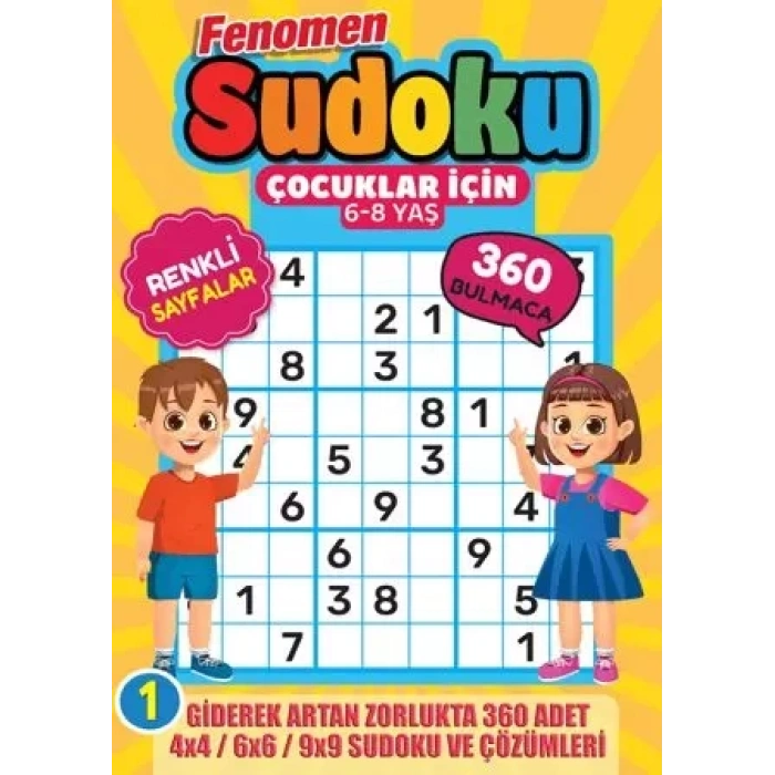 Fenomen Çuklar İçin Sudoku 6-8 Yaş