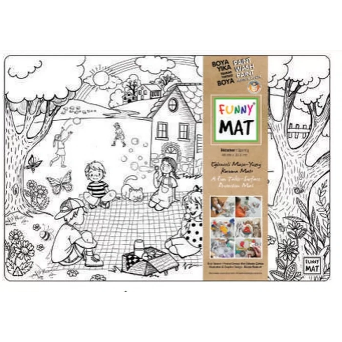 Funny Mat - İlkbahar 33,5 X 48 Cm