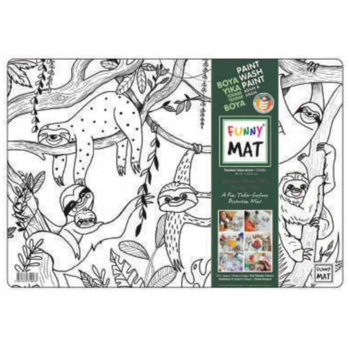 Funny Mat - Tembel Hayvanlar 33,5x48cm