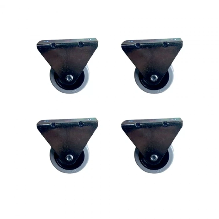 Furç Sabit Teker - 20x50 - Gri HKS180 - 4 Adet