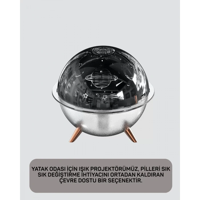 Galaksi ve Yıldız Efektli Nemlendirici Işık Projektörü Yeni Nesil