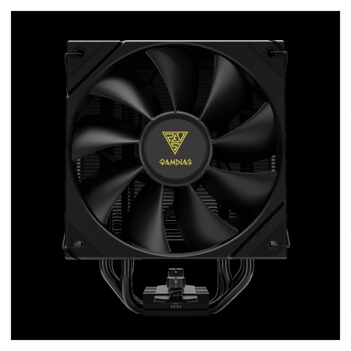 GAMDIAS BOREAS E2-410 Black Edition 120mm CPU Kule Tipi Hava Soğutma Doğrudan Temas Teknolojisine Sahip 4 adet Gelişmiş Bakır Isı Borusu (AMD AM4-AM5 ve INTEL Tüm işlemciler ile uyumlu)(1923)