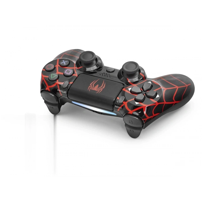 Gamepad Ps4 Uyumlu - Kırmızı Siyah ND400U