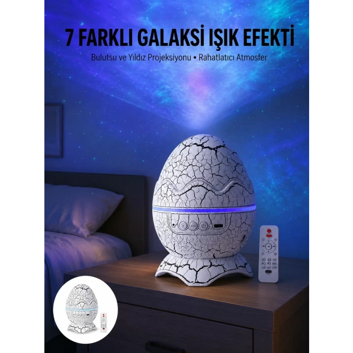 Gece Lambası Yumurta Işık Speaker Yeni Nesil Dinozor Yumurtası Görünümlü