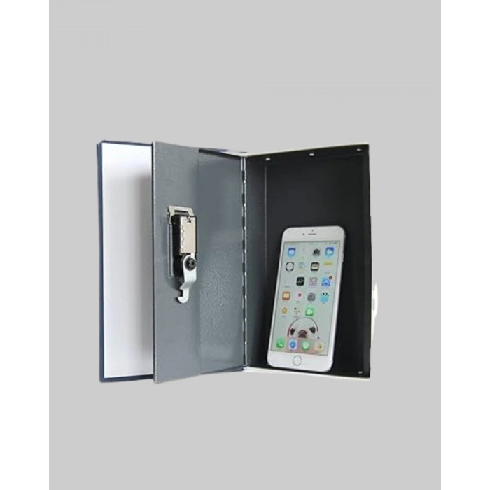 Gizli Kitap Kasa – Metal Gövdeli Anahtarlı