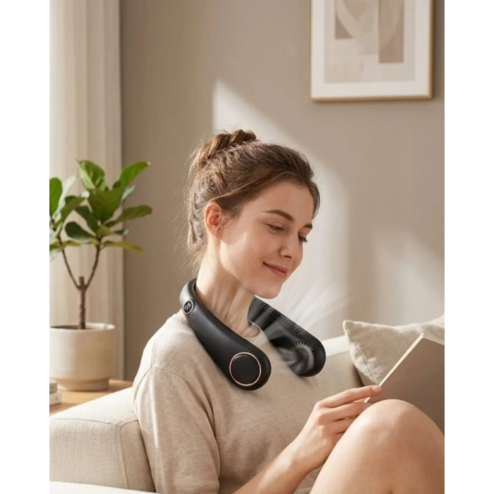 Gizli Turbo Tasarımlı Sessiz Çalışan Boyun Fanı