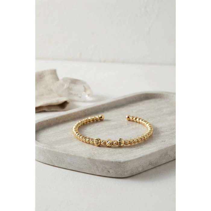 Gold Renk Dorika Model Kadın Bileklik TJ-BB8863