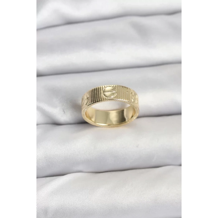 Gold Renk Model Kadın Yüzük - TJ-BYK3910