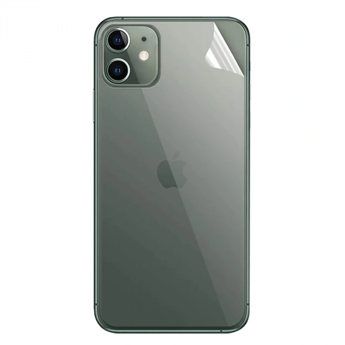 GOR İPhone 11 6.1 Çizilmez Arka Koruyucu Jelatin 5 Adet Set-(5775)
