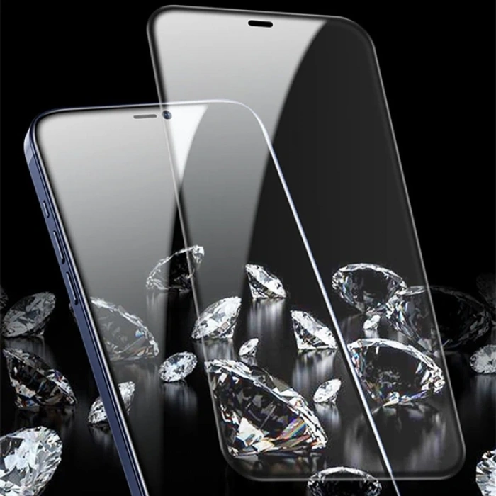 GOR İPhone 12 Pro Max 6.7 Best Full Tempered Cam Ekran Koruyucu 2Adet+Takma Aparatı-(5775)