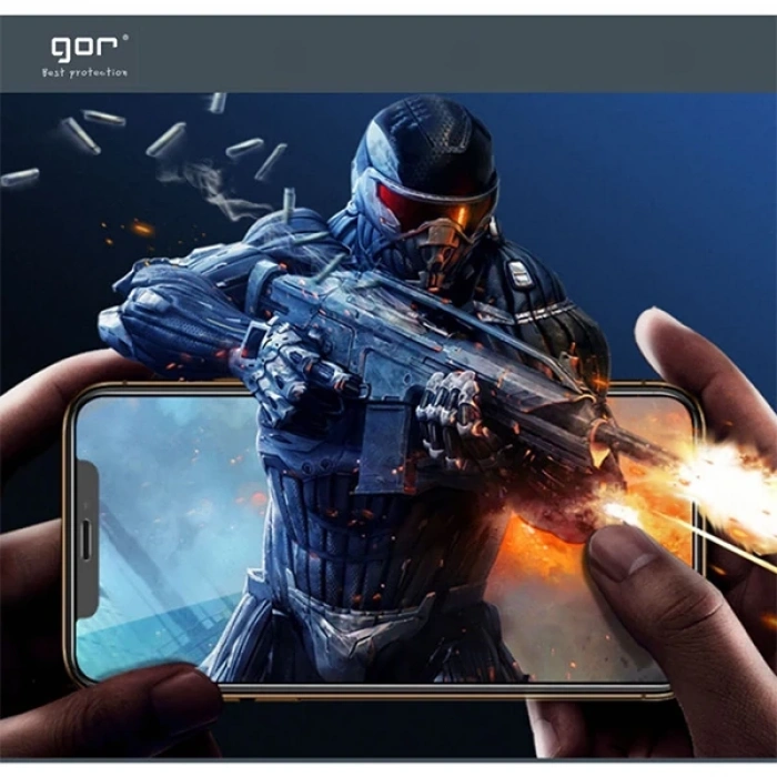 GOR İPhone 12 Pro Max 6.7  HD Ekran Koruyucu Jelatin 5 Adet Set-(5775)