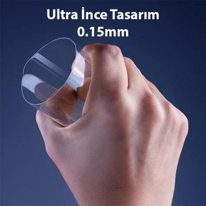 GOR iPhone 13 Pro Max Darbe Emici Ekran Koruyucu Jelatin 5 Adet Set-(5775)