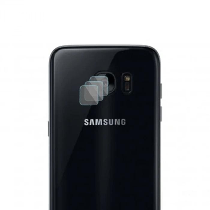 Gor Samsung Galaxy S7 Edge Nano Kamera Koruyucu 3 Adet Set-(5775)