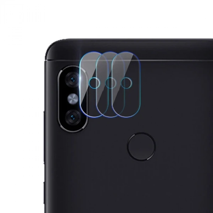Gor Xiaomi Redmi Note 5 Nano Kamera Koruyucu 3 Adet Set-(5775)