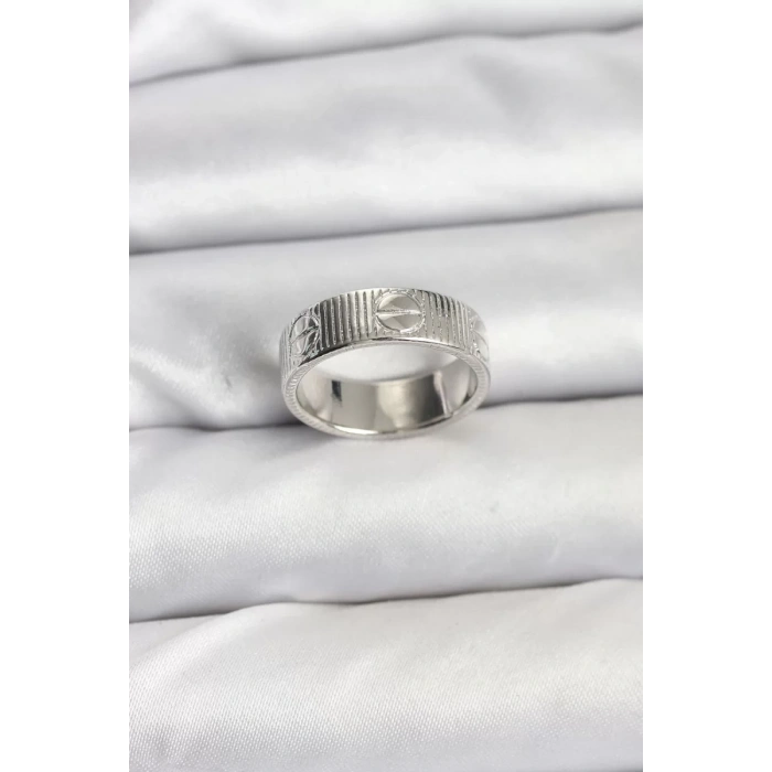 Gümüş Renk Model Kadın Yüzük - TJ-BYK3909