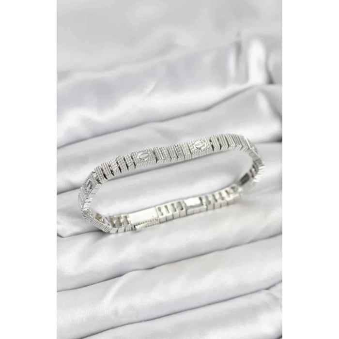Gümüş Renk VIP Seri Bileklik - TJ-BB8077