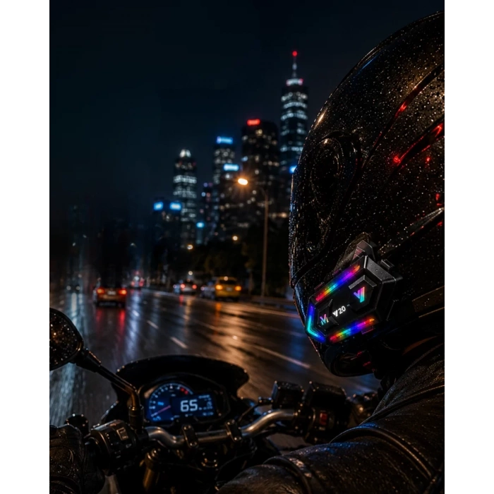 Gürültü Engelleyici Motosiklet Kask Intercom Uzun Pil Ömürlü Tasarım