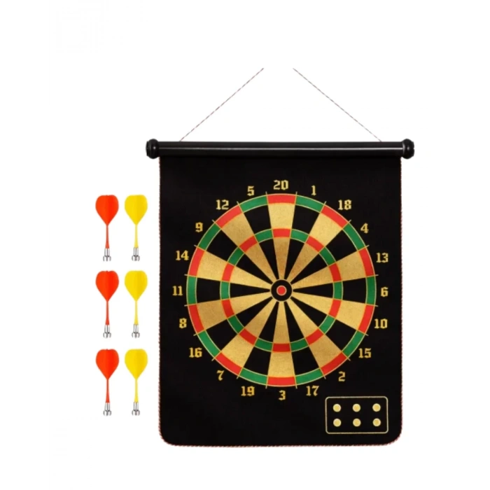 Güvenli Manyetik Dart Seti 6 Dart Oklu Eğlenceli Hedef Oyunu