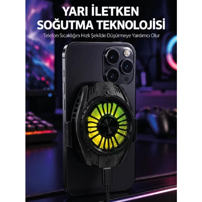 Hafif Tasarımlı Hızlı Soğutma Sağlayan Telefon Soğutucu