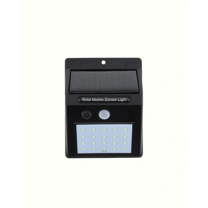 Hareket Sensörlü Solar Lamba | 120° Algılama Açısı 3-4 Metre Mesafe Suya Dayanıklı LED
