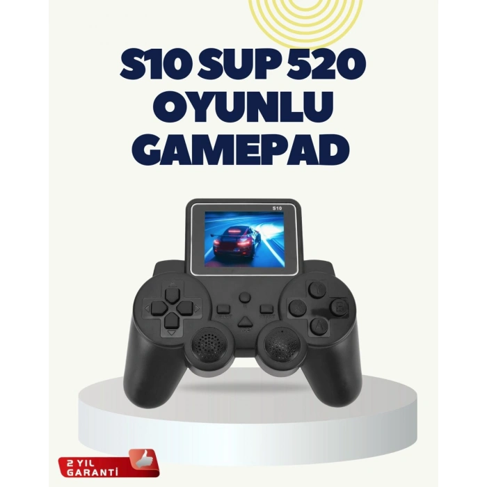HDMI Destekli S10 Gamepad 520 Oyunlu TV’ye Bağlanabilir Atari 2025 Model