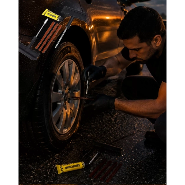Her Araçta Olması Gereken Pratik ve Güçlü Lastik Tamir Kiti