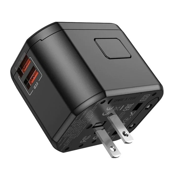 HOCO AC15 20W PD QC 3.0 Hızlı Şarj Universal Priz-(5775)