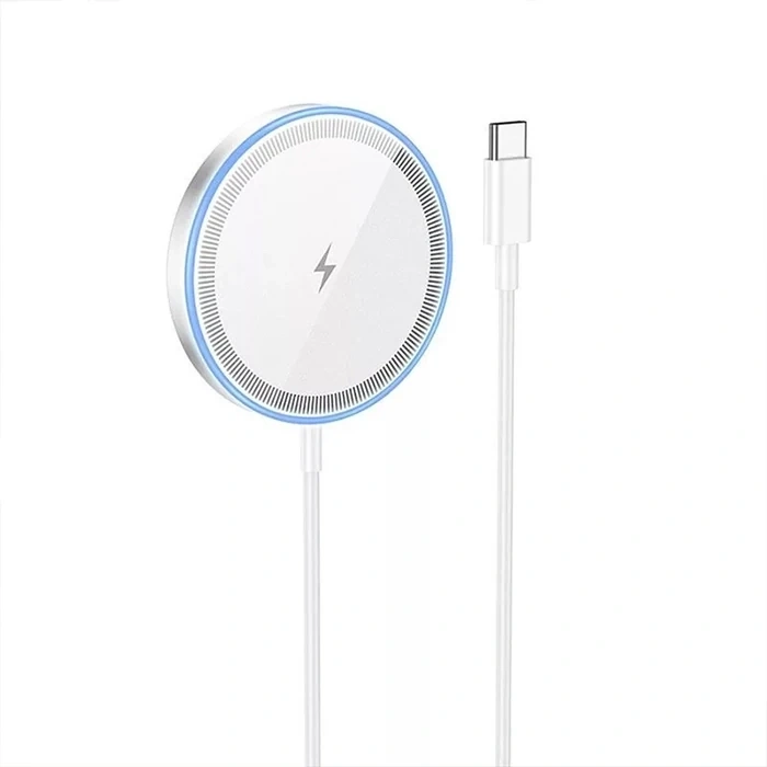 HOCO CW53 15W Magsafe Kablosuz Wireless Stand  Hızlı Şarj Cihazı-(5775)