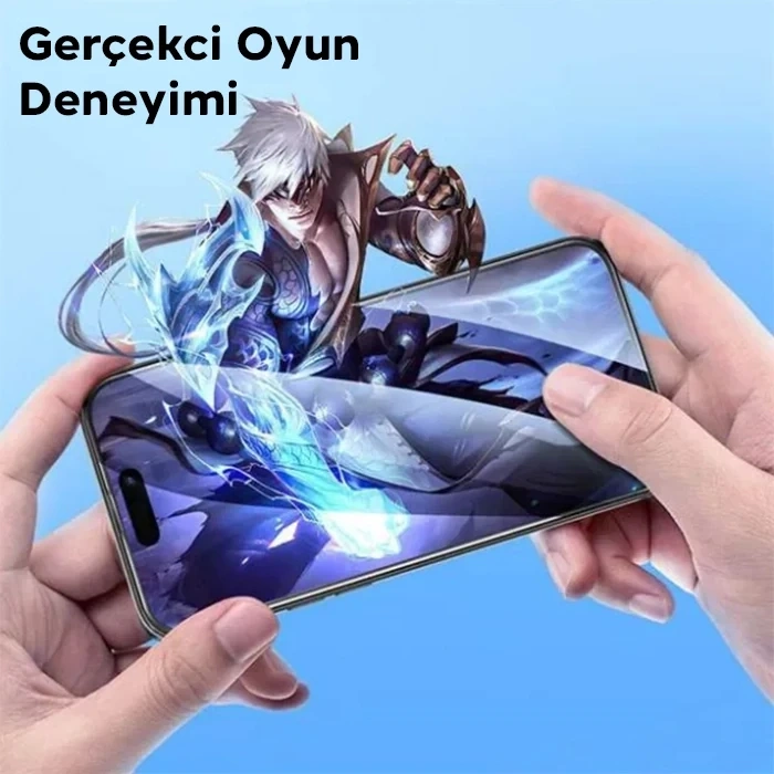 HOCO Guardian Shield Series iPhone 15 Plus HD Tempered Kırılmaz Cam Ekran Koruyucu 10 Adet Set-(5775)