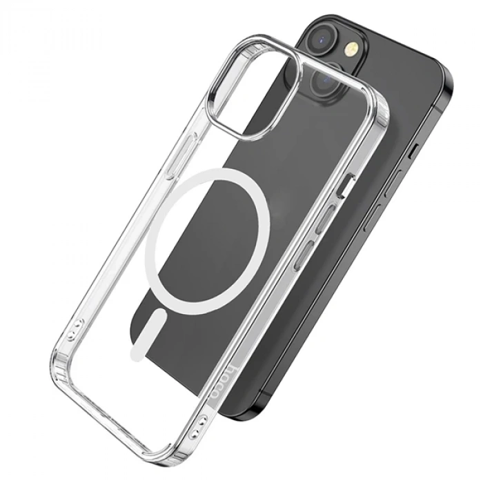 Hoco iPhone 14 Manyetik Magsafe Silikon Kılıf-(5775)