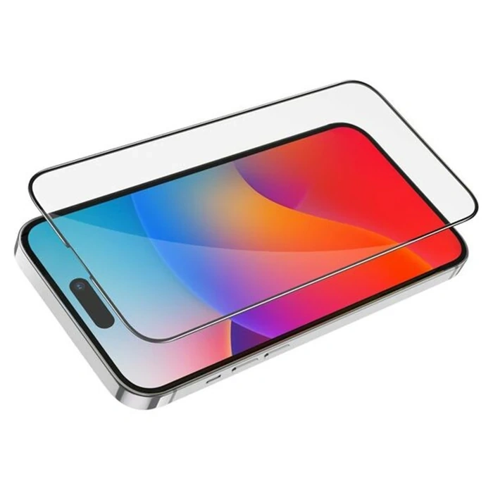 HOCO iPhone 15 Full HD Tempered Kırılmaz Cam Ekran Koruyucu 10 Adet set-(5775)