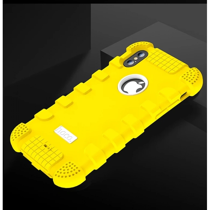 Hoco İPhone X Xs 360 Zırh Ultra Koruma Silikon Kılıf-(5775)