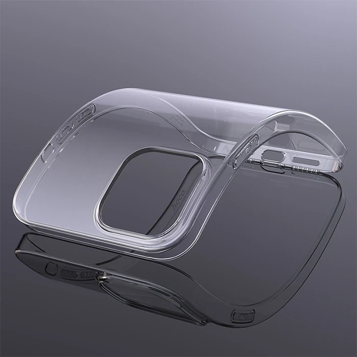 HOCO Light Series TPU iPhone 15 Plus Şeffaf Kılıf-(5775)