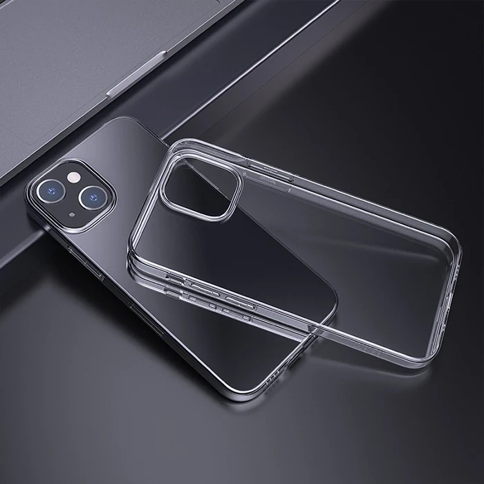 HOCO Light Series TPU iPhone 15 Plus Şeffaf Kılıf-(5775)