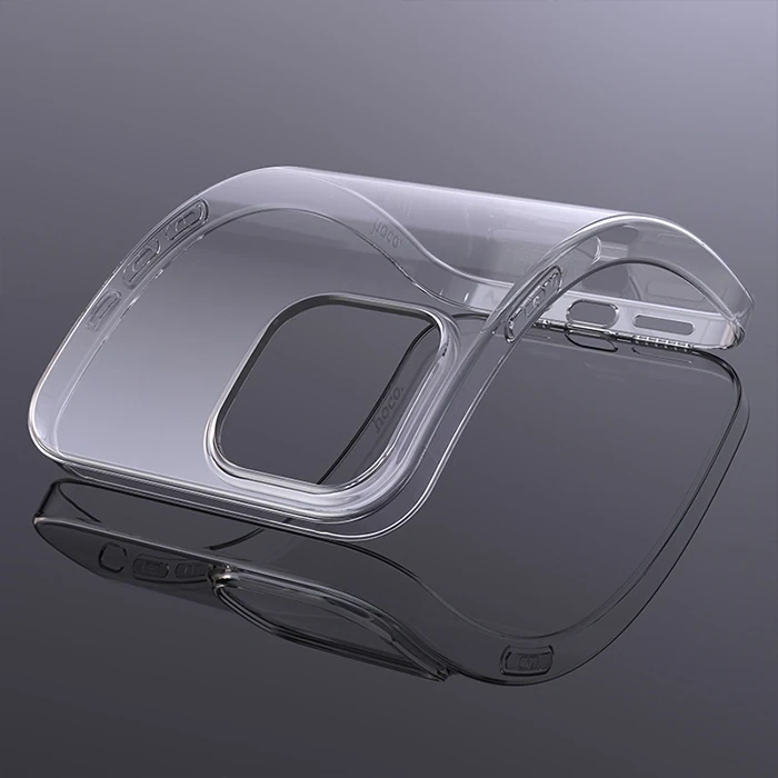 HOCO Light Series TPU iPhone 15 Pro Max Şeffaf Kılıf-(5775)