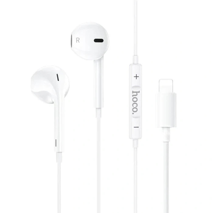 HOCO M111 Primero Lightning Kulakiçi Mikrofonlu Kablolu Kulaklık-(5775)